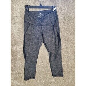 Yogalicious Lux Leggings Gray/Black ~ Women's Size Small